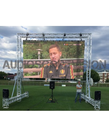 location ecran led plein jour extérieur mur led écran géant prix outdoor cinéma plein air Toulon Cannes Nice Monaco Fréjus Saint